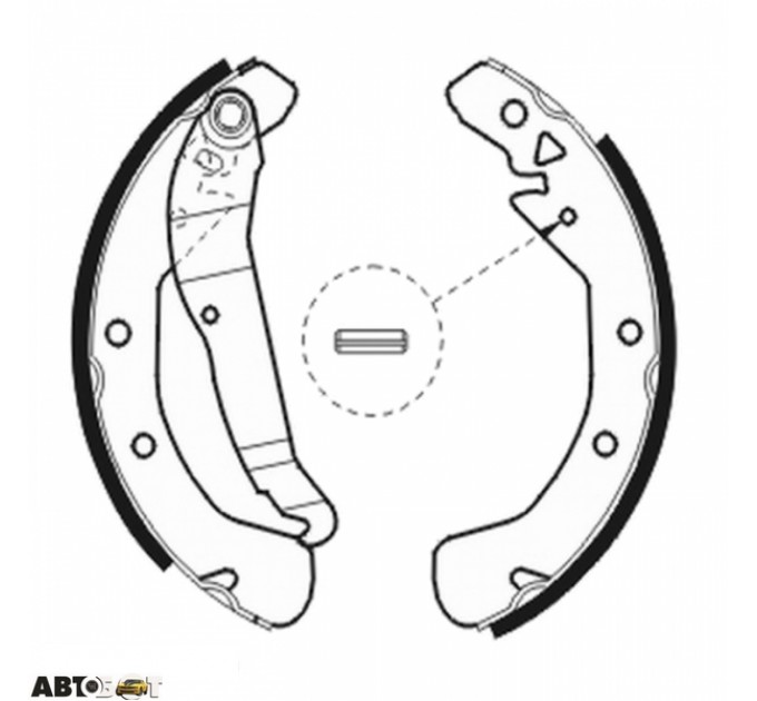 Тормозные колодки ABE C0X009ABE, цена: 1 034 грн.