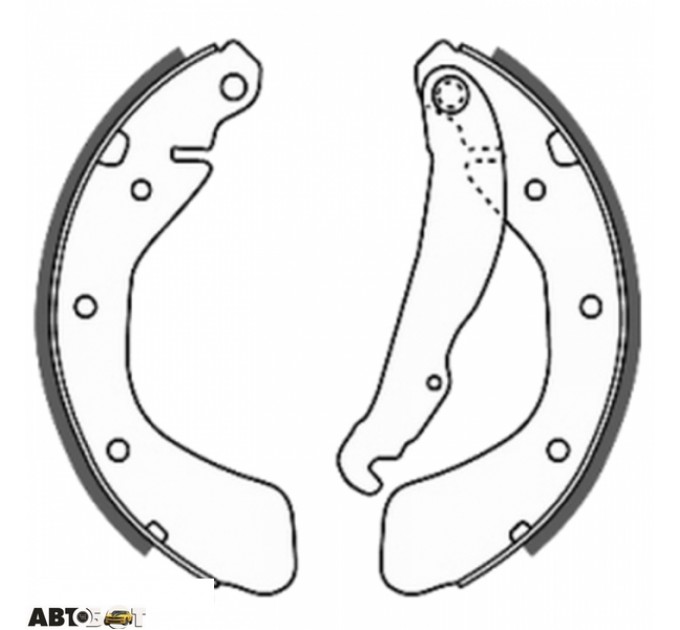 Гальмівні колодки ABE C0X007ABE, ціна: 800 грн.