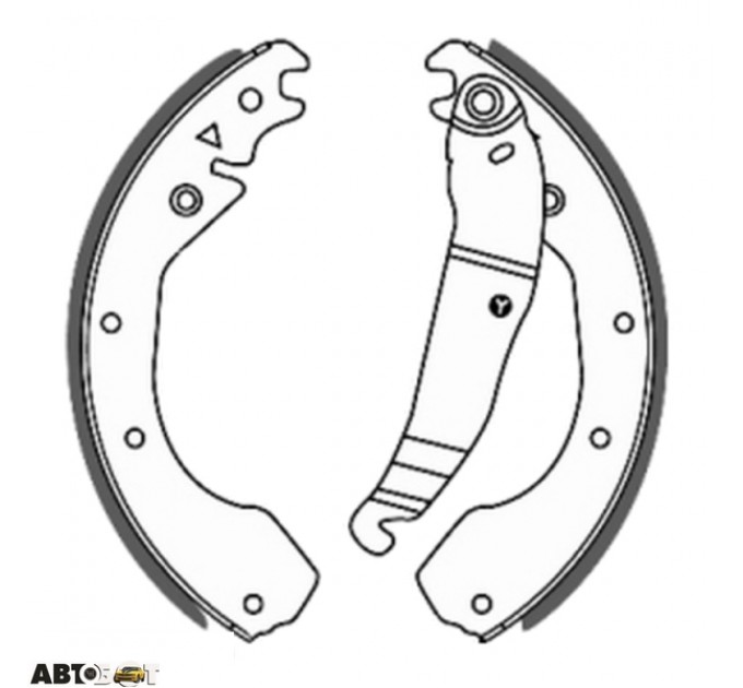 Тормозные колодки ABE C0X004ABE, цена: 1 137 грн.