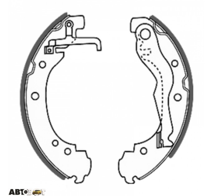 Тормозные колодки ABE C0W011ABE, цена: 1 408 грн.