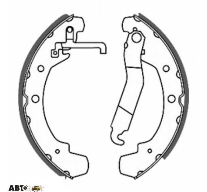 Тормозные колодки ABE C0W005ABE, цена: 1 534 грн.