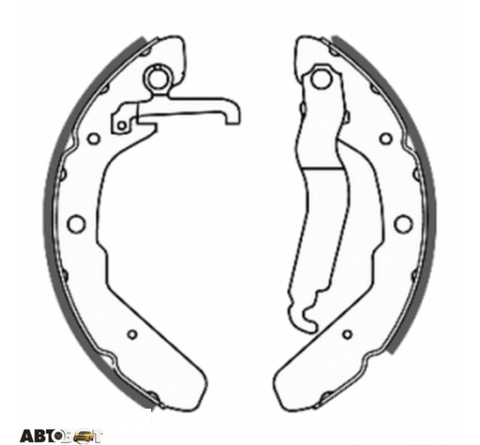 Тормозные колодки ABE C0W003ABE, цена: 1 240 грн.