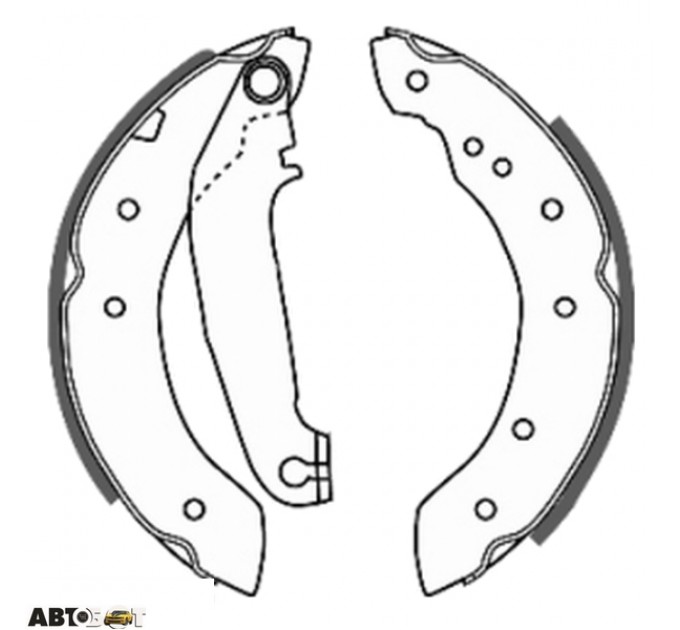 Гальмівні колодки ABE C0V002ABE, ціна: 846 грн.