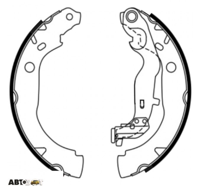 Тормозные колодки ABE C0R033ABE, цена: 1 051 грн.