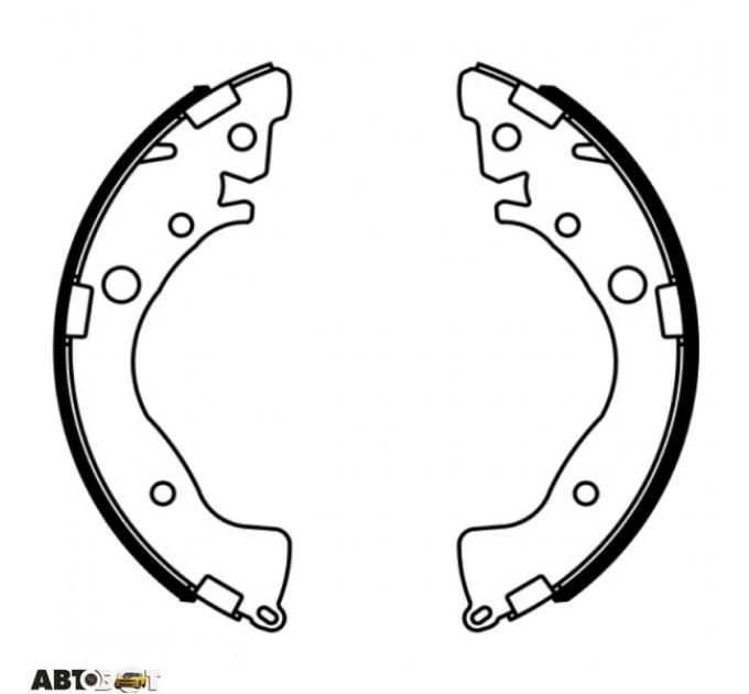 Гальмівні колодки ABE C04022ABE, ціна: 1 288 грн.