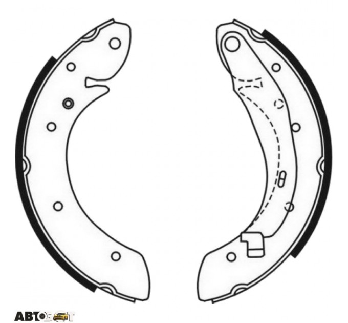 Тормозные колодки ABE C0R030ABE, цена: 1 018 грн.