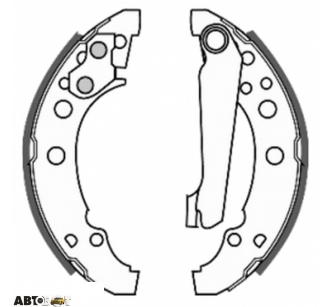 Тормозные колодки ABE C0W001ABE, цена: 548 грн.