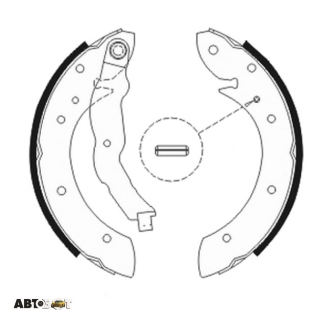 Тормозные колодки ABE C0R011ABE, цена: 951 грн.