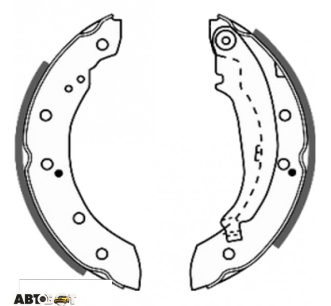 Тормозные колодки ABE C0P014ABE, цена: 862 грн.