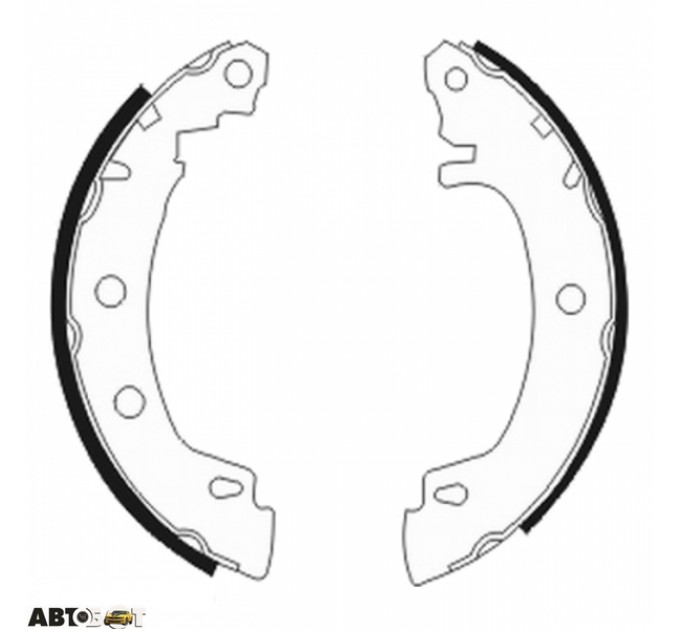 Гальмівні колодки ABE C0R012ABE, ціна: 755 грн.