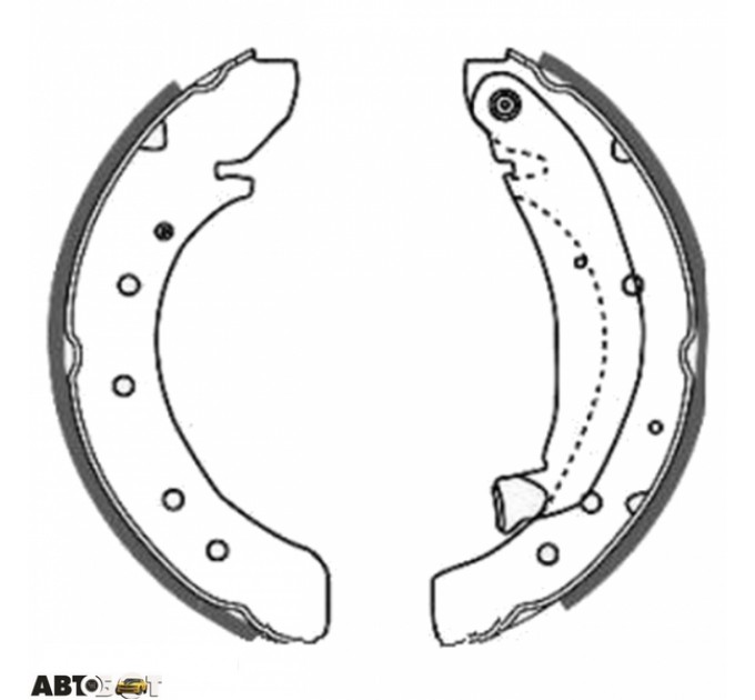 Тормозные колодки ABE C0P013ABE, цена: 1 333 грн.