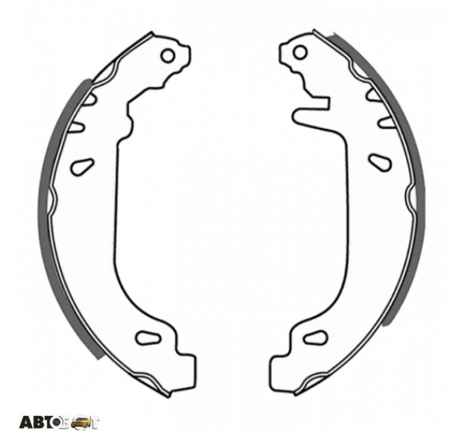 Гальмівні колодки ABE C0R004ABE, ціна: 629 грн.