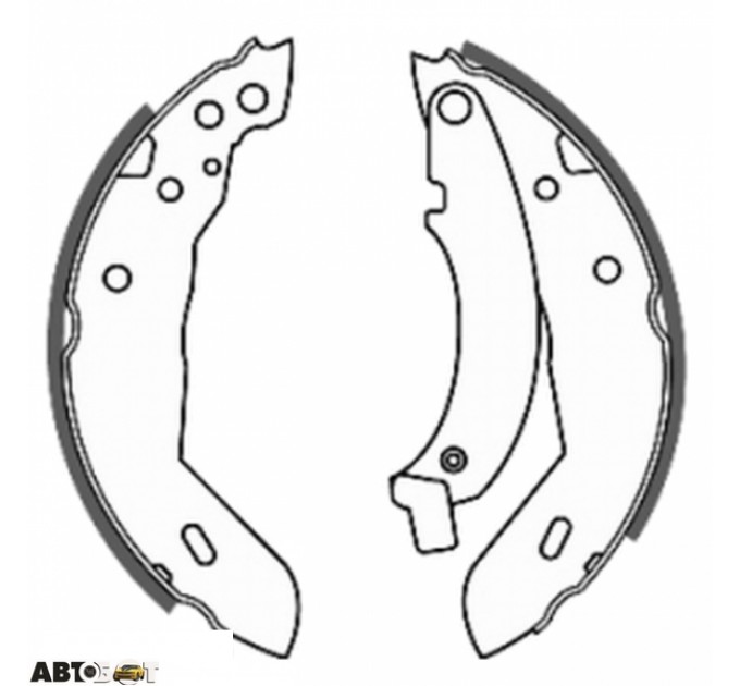 Тормозные колодки ABE C0P002ABE, цена: 773 грн.