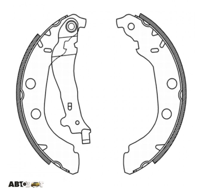 Тормозные колодки ABE C0P027ABE, цена: 1 123 грн.