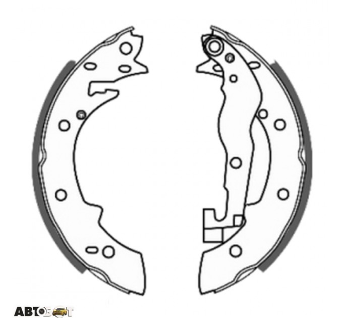 Тормозные колодки ABE C0P001ABE, цена: 979 грн.