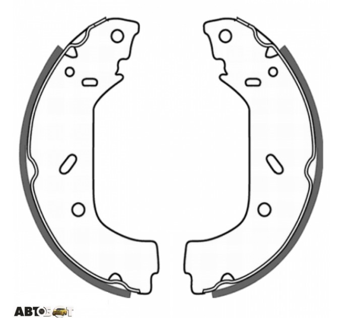Гальмівні колодки ABE C0P015ABE, ціна: 1 155 грн.