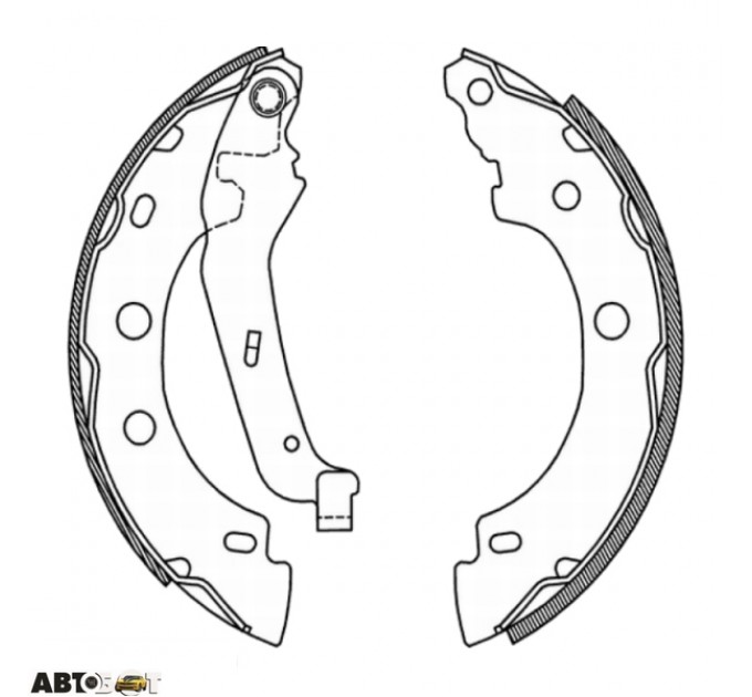 Тормозные колодки ABE C0R013ABE, цена: 937 грн.