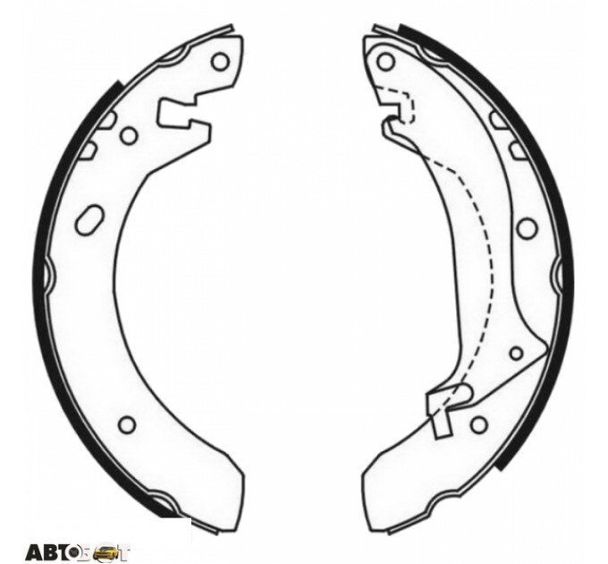 Тормозные колодки ABE C0I001ABE, цена: 1 258 грн.