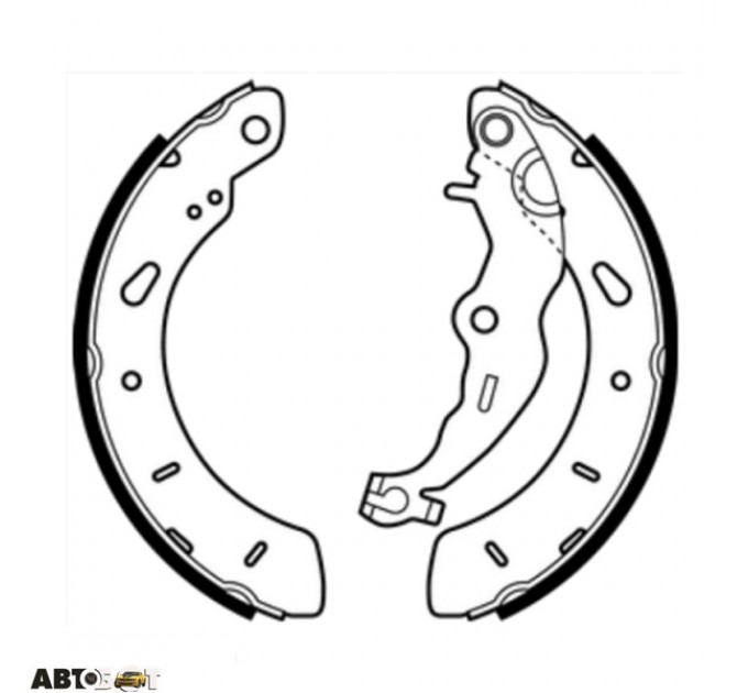Гальмівні колодки ABE C0G057ABE, ціна: 994 грн.