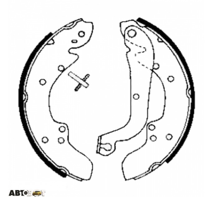 Тормозные колодки ABE C0P020ABE, цена: 1 408 грн.