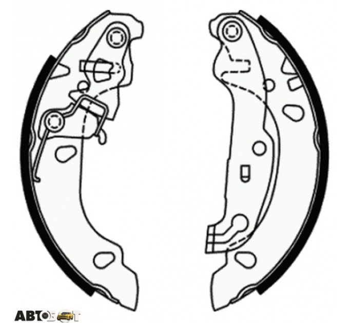 Тормозные колодки ABE C0G052ABE, цена: 899 грн.