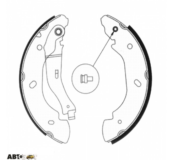 Тормозные колодки ABE C0G051ABE, цена: 1 291 грн.