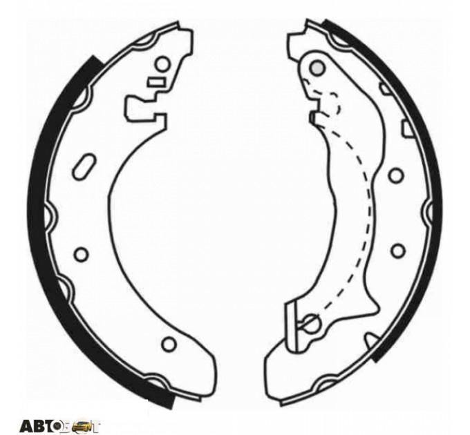 Гальмівні колодки ABE C0G024ABE, ціна: 1 324 грн.