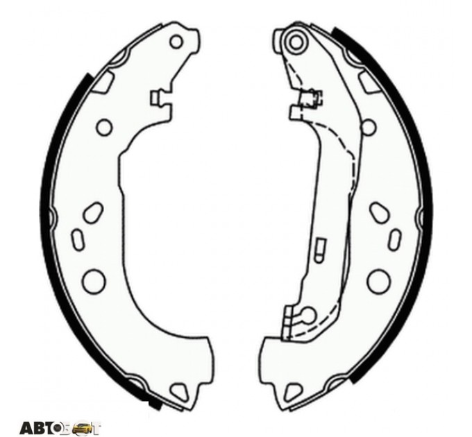 Тормозные колодки ABE C0G050ABE, цена: 1 320 грн.