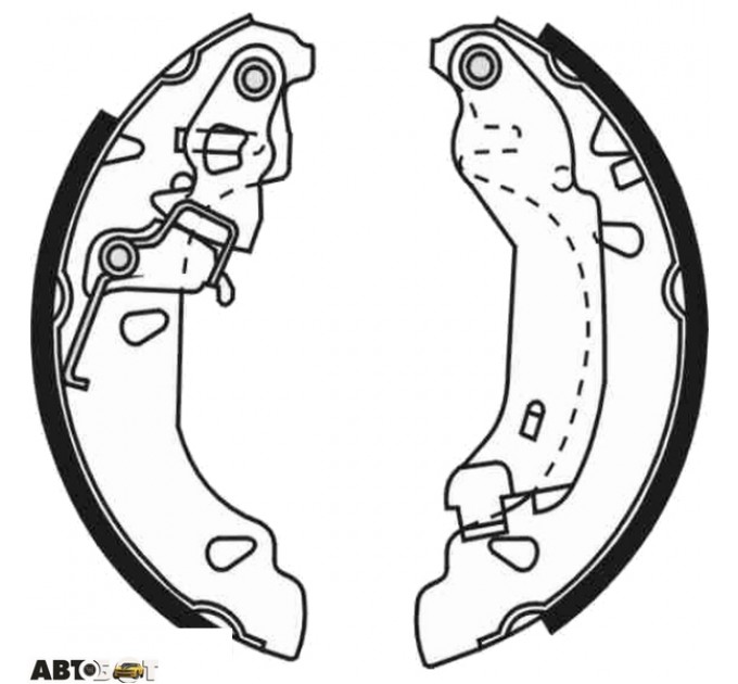 Гальмівні колодки ABE C0F024ABE, ціна: 1 228 грн.