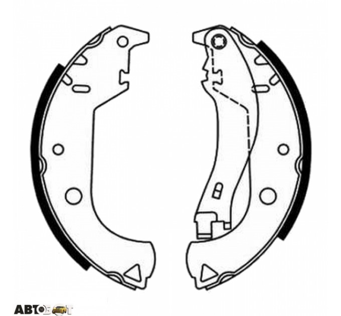 Тормозные колодки ABE C0F020ABE, цена: 1 131 грн.