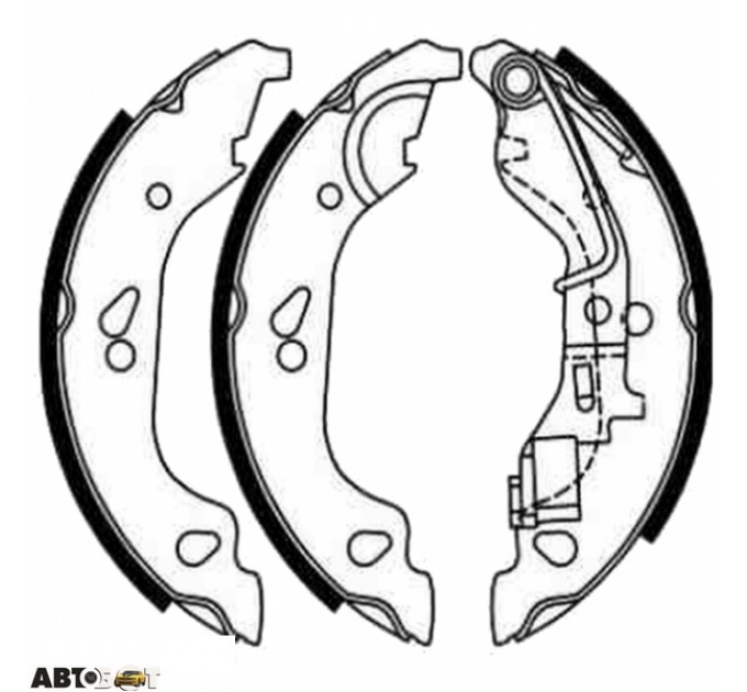 Тормозные колодки ABE C0F019ABE, цена: 873 грн.