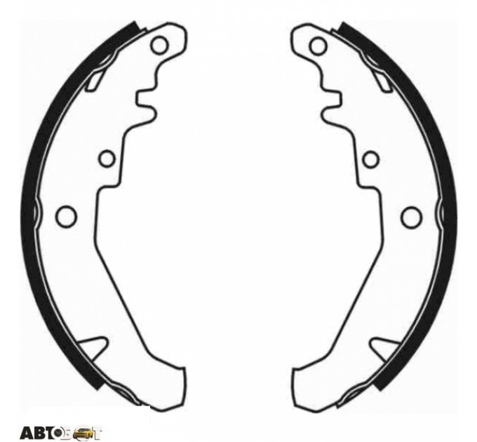 Тормозные колодки ABE C0F014ABE, цена: 681 грн.