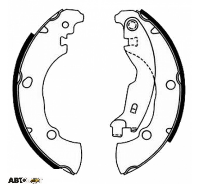 Тормозные колодки ABE C0F013ABE, цена: 985 грн.