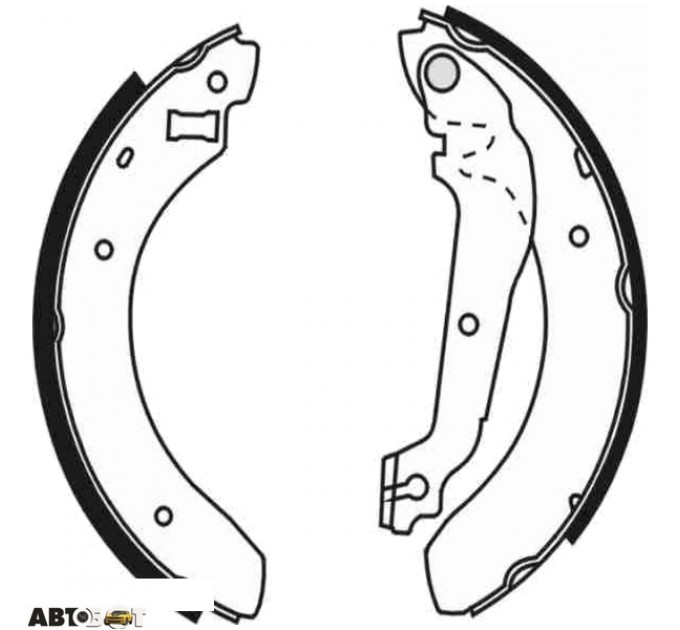 Тормозные колодки ABE C0G008ABE, цена: 1 278 грн.