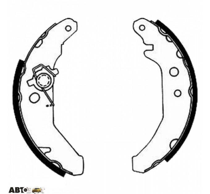 Тормозные колодки ABE C0G019ABE, цена: 743 грн.