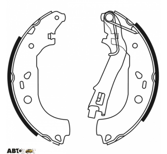 Тормозные колодки ABE C0C021ABE, цена: 1 221 грн.