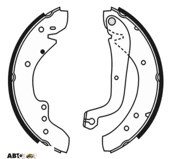 Тормозные колодки ABE C0C009ABE, цена: 1 300 грн.