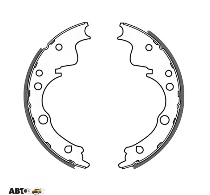Гальмівні колодки ABE C0E001ABE, ціна: 2 062 грн.