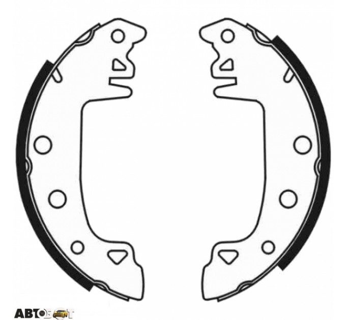 Тормозные колодки ABE C0C006ABE, цена: 884 грн.