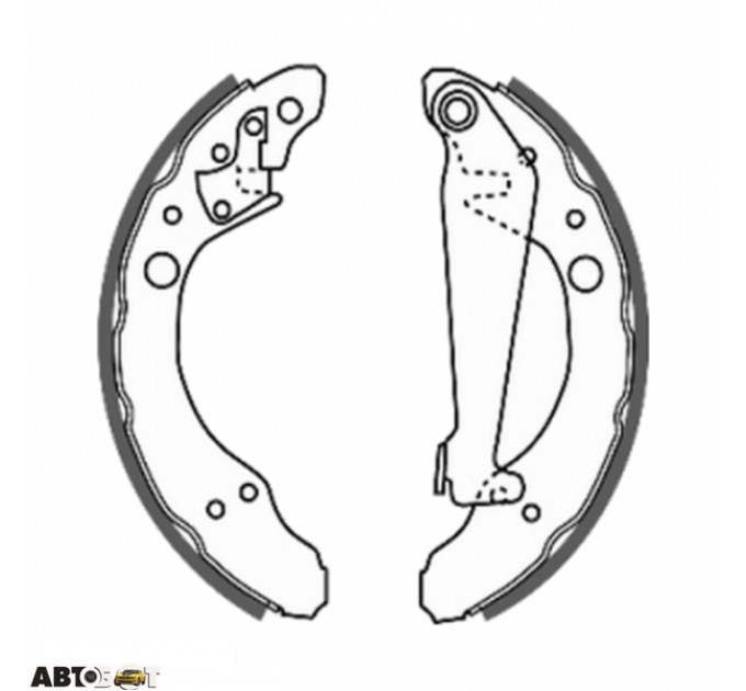 Тормозные колодки ABE C0A002ABE, цена: 690 грн.