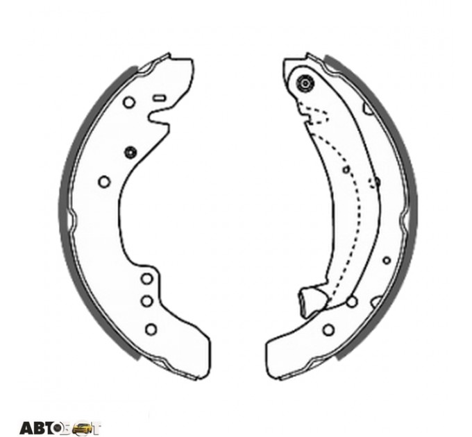 Гальмівні колодки ABE C0C010ABE, ціна: 1 521 грн.