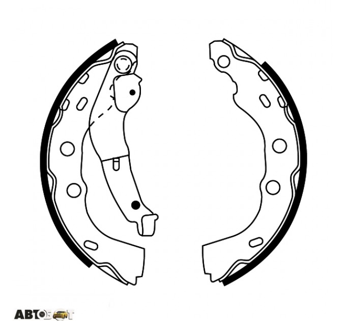 Тормозные колодки ABE C08027ABE, цена: 1 054 грн.