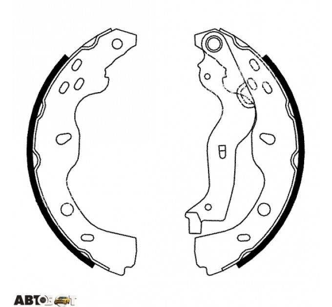 Тормозные колодки ABE C08024ABE, цена: 938 грн.