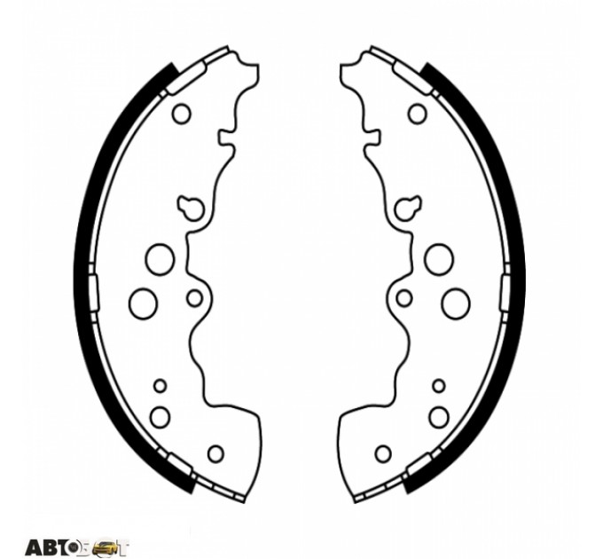 Гальмівні колодки ABE C08023ABE, ціна: 1 661 грн.