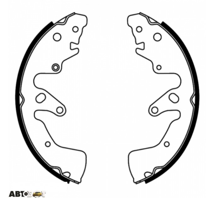 Гальмівні колодки ABE C08026ABE, ціна: 1 071 грн.