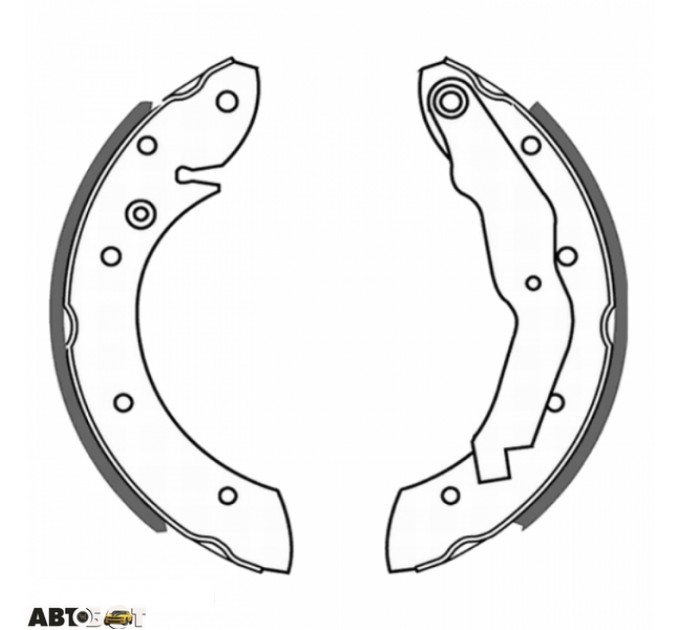Гальмівні колодки ABE C0B005ABE, ціна: 1 018 грн.