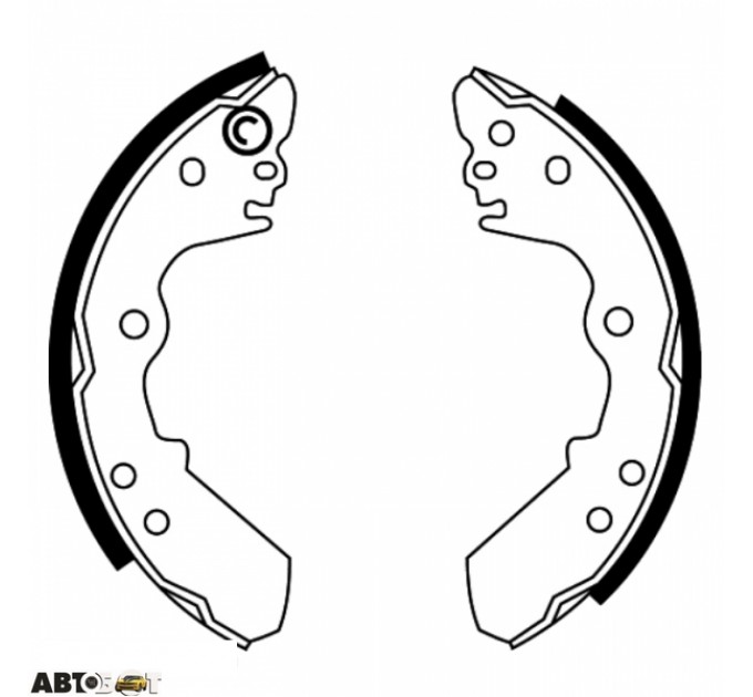 Гальмівні колодки ABE C0X011ABE, ціна: 1 063 грн.