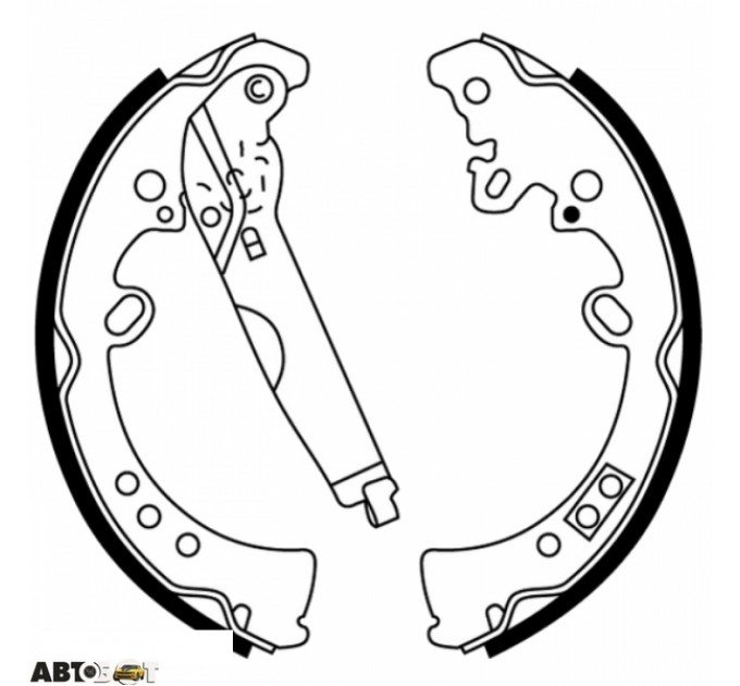 Тормозные колодки ABE C02076ABE, цена: 1 476 грн.