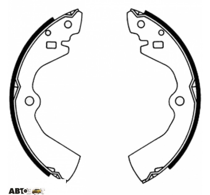 Тормозные колодки ABE C01034ABE, цена: 946 грн.