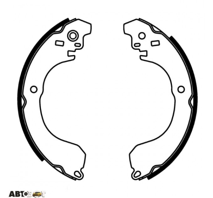 Гальмівні колодки ABE C0Y010ABE, ціна: 1 208 грн.